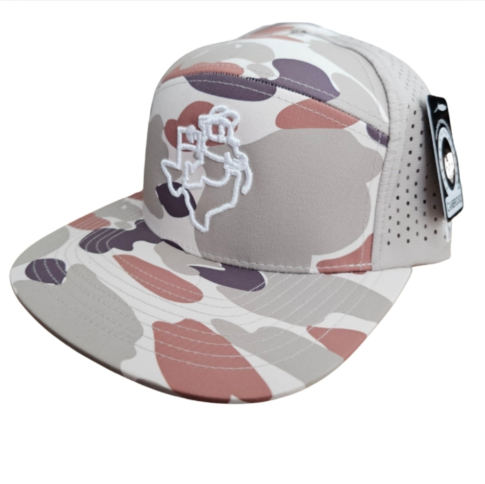 Gorda Girl Perforated Performance Tan Camo Camper