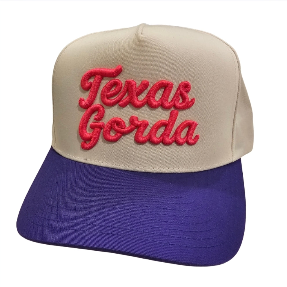 Texas Gorda Script 2-Tone High Frame Snapback Hat