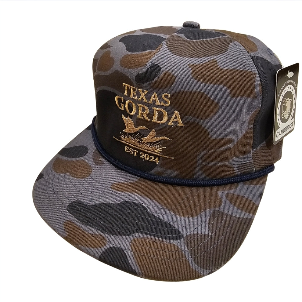 Blue Camo Unstructured hat