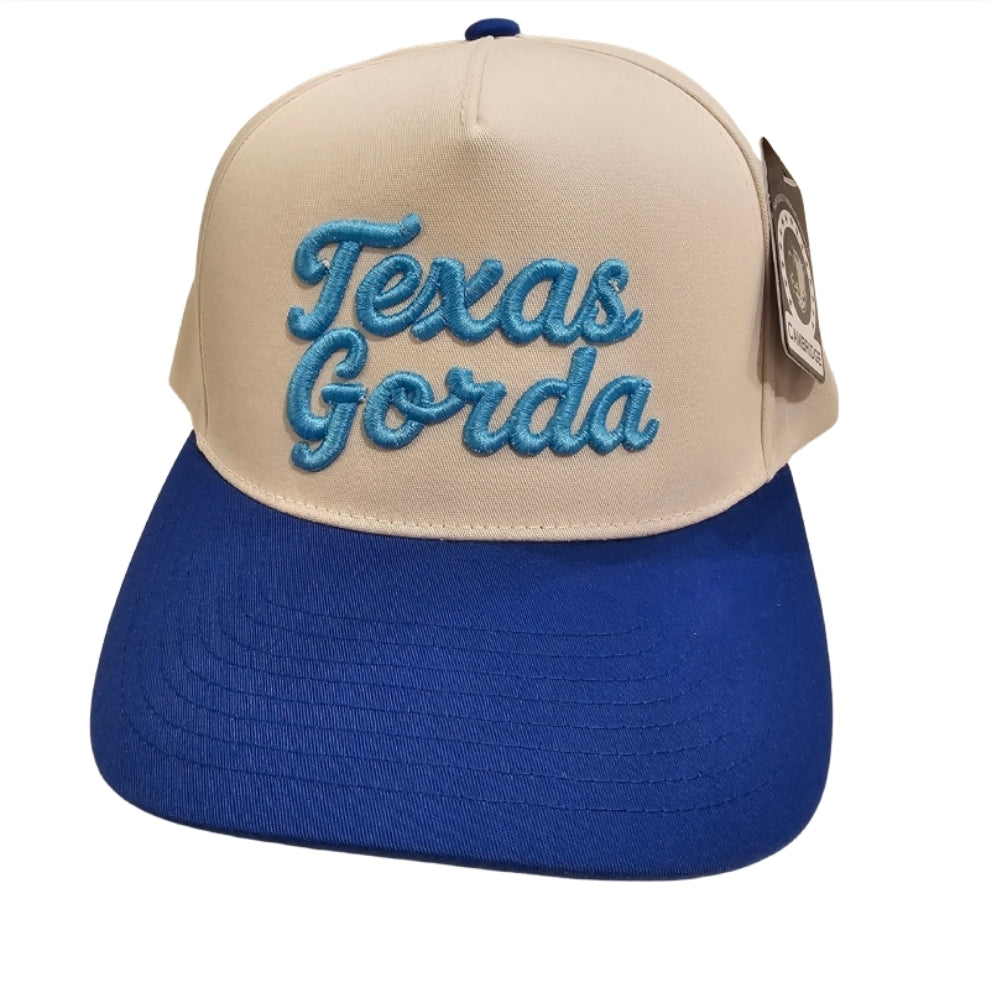 Texas Gorda Script 2-Tone High Frame Snapback Hat