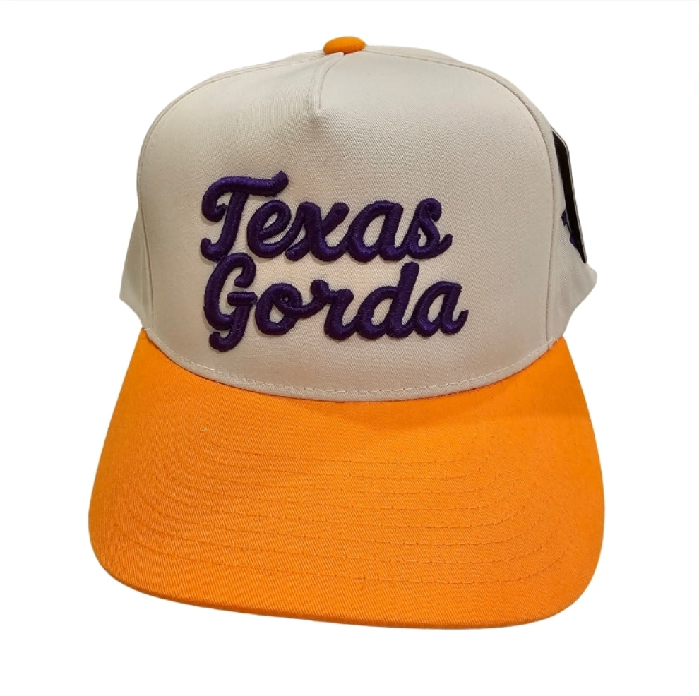 Texas Gorda Script 2-Tone High Frame Snapback Hat