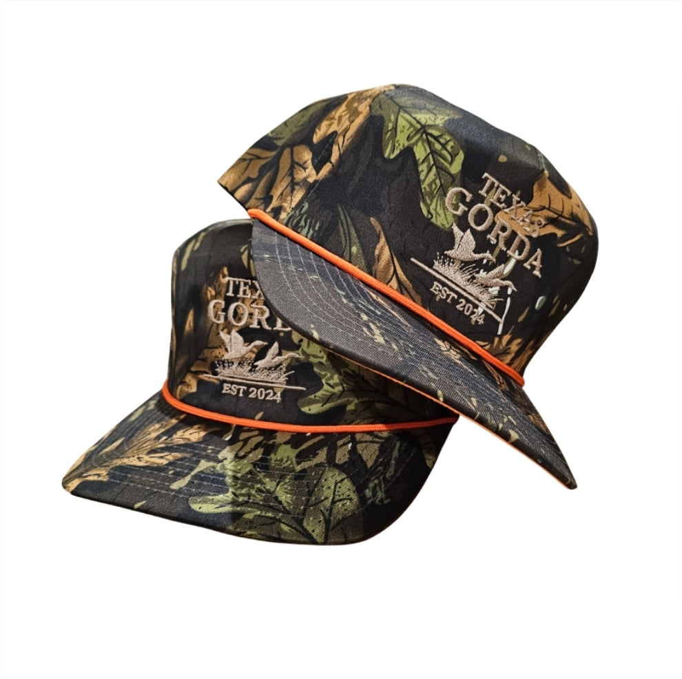 Tree Camo 5 Panel Unstructured hat