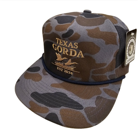 Blue Camo Unstructured hat