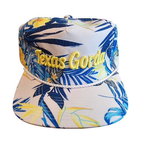 Signature Floral Unstructured Rope hat