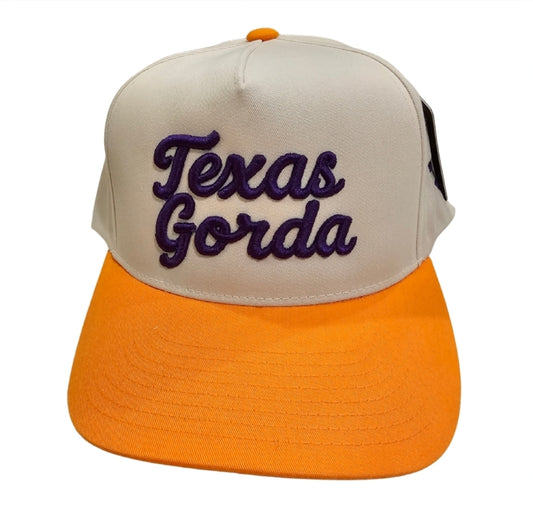 Texas Gorda Script 2-Tone High Frame Snapback Hat