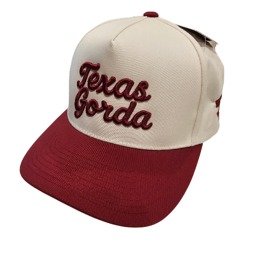 Texas Gorda Script 2-Tone High Frame Snapback Hat