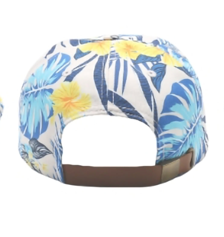 Signature Floral Unstructured Rope hat